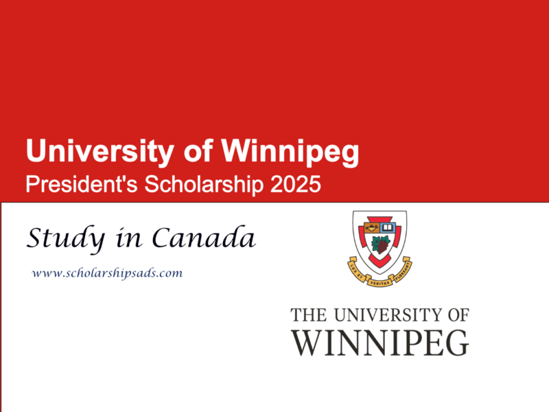 2025/2026 University of Winnipeg President’s Scholarship Now Open: Apply for This Prestigious Opportunity!