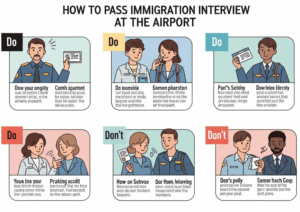 Read more about the article How to Pass Immigration Interviews at the Airport: Do’s & Don’ts
