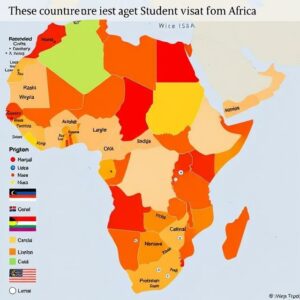 Read more about the article These Countries Are Easiest to Get Student Visas From Africa
